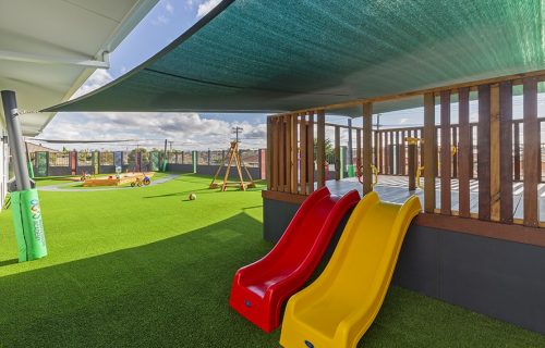 kids playground fort with slides