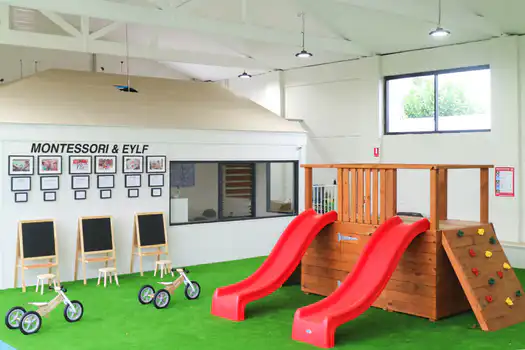 Sheltered play area at Belmore Montessori Academy