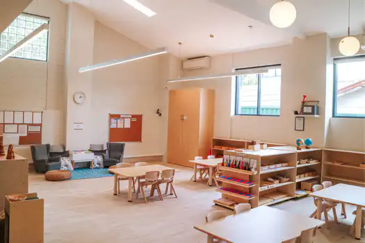 Early learning classroom at Belmore Montessori Academy