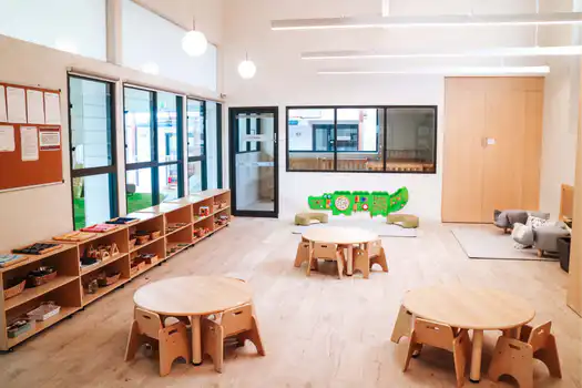 Montessori classroom interior at Belmore Montessori Academy