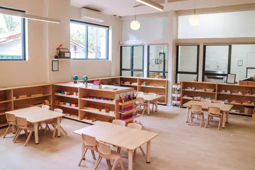 Preschool classroom at Belmore Montessori Academy