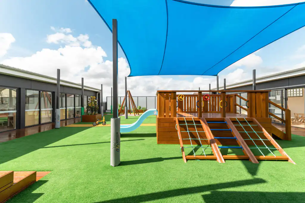 Outdoor playground at Bossley Park Childcare