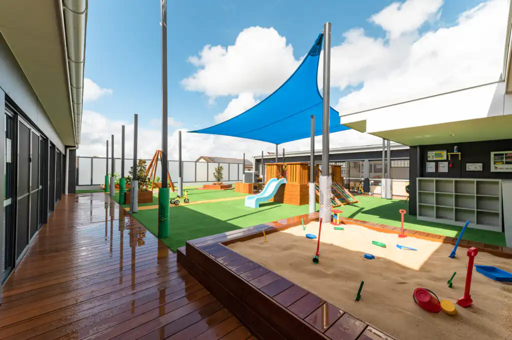 Sandpit play area at Bossley Park Childcare