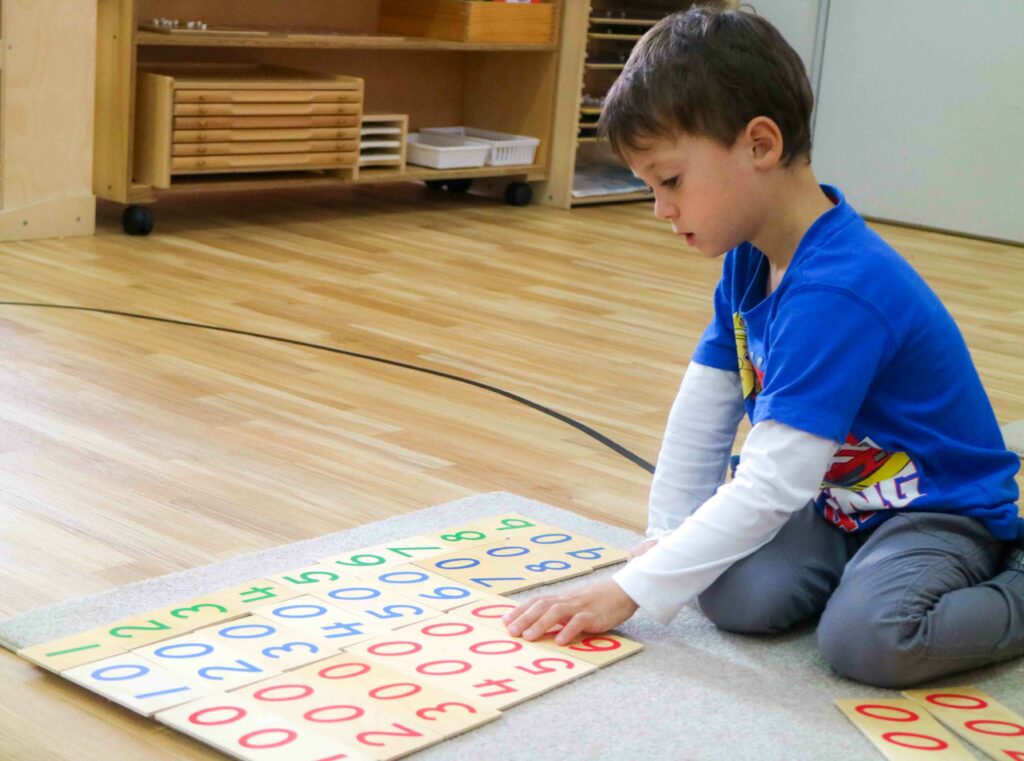 Material Spotlight: Montessori Large Number Cards