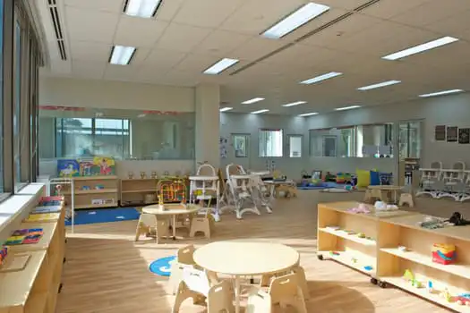 Infant classroom at Macquarie Park Montessori Academy childcare centre