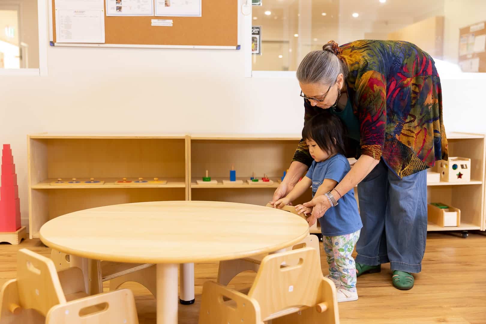  Shows respect for the classroom and packs away