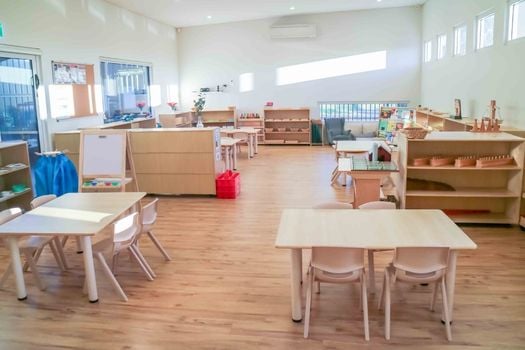 Narellan Montessori Academy Childcare Centre toddler and preschool Montessori classroom set up