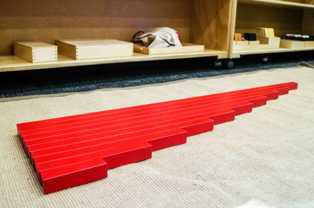 Material Spotlight: Montessori Red Rods