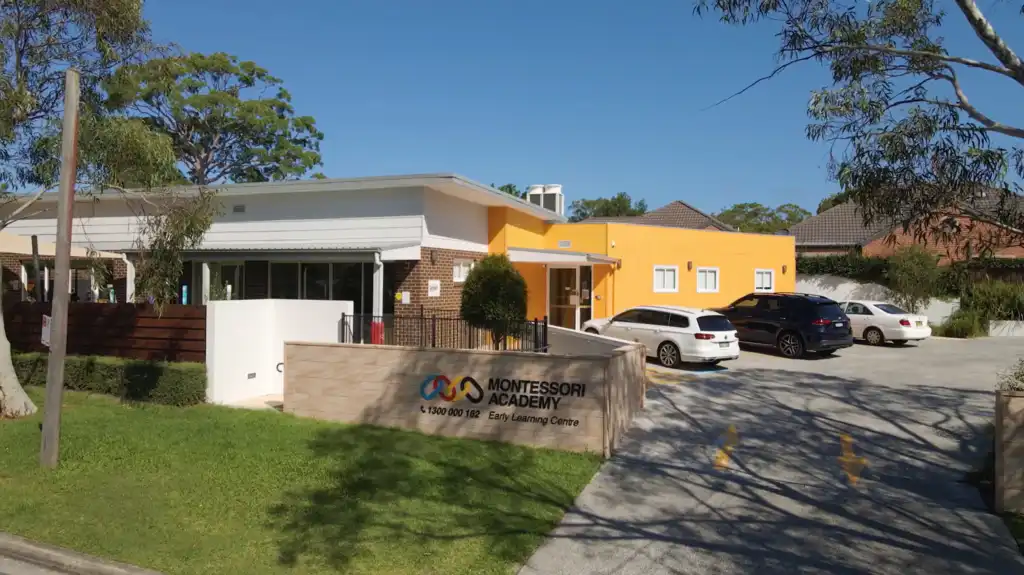 Turramurra childcare centre exterior at Montessori Academy on Sydney's Upper North Shore.