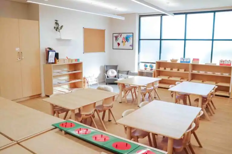 Montessori classroom at East Maitland Montessori Academy