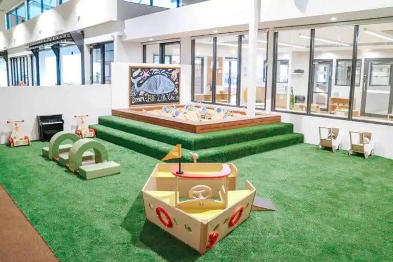 Outdoor learning area at East Maitland Montessori Academy