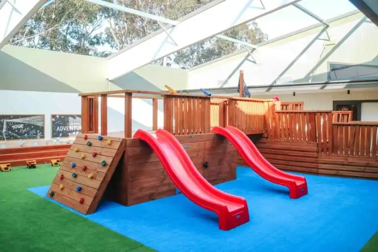 Outdoor playground at East Maitland Montessori Academy