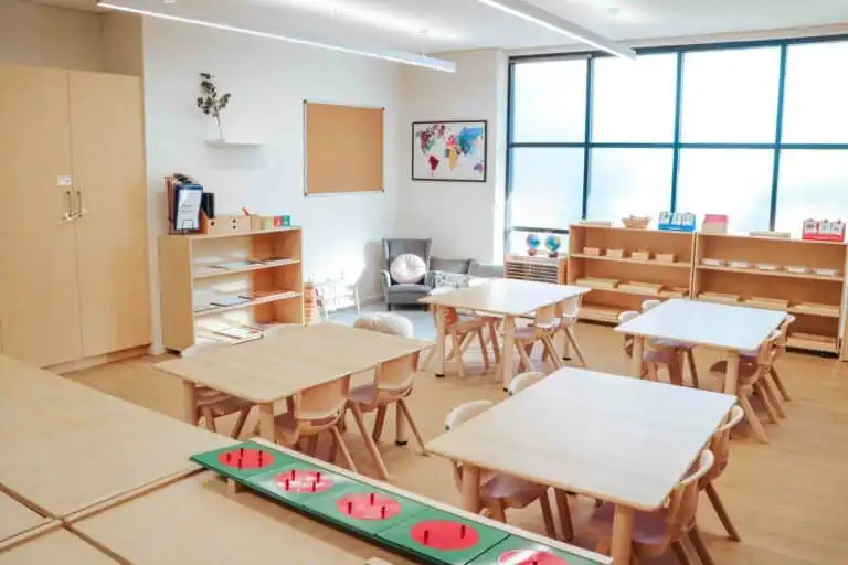 Childcare classroom at East Maitland Montessori Academy