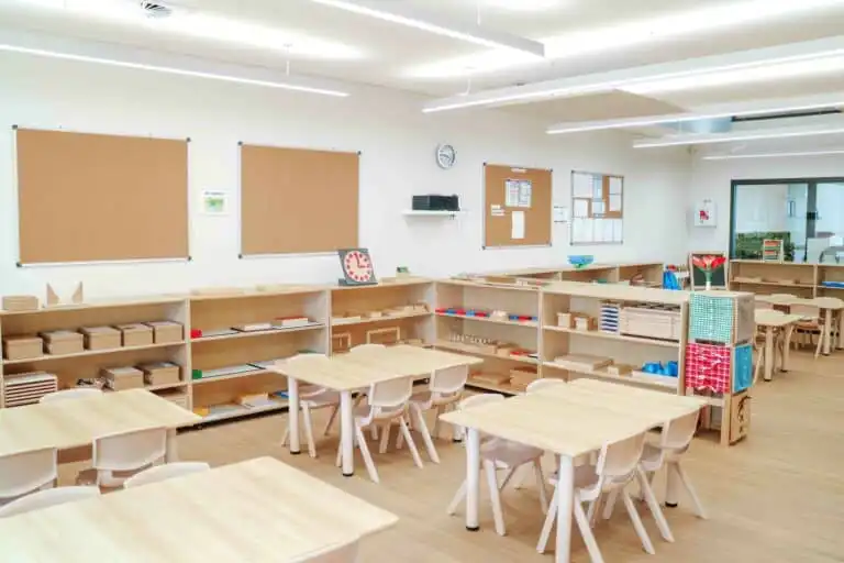 Montessori classroom at East Maitland Montessori Academy