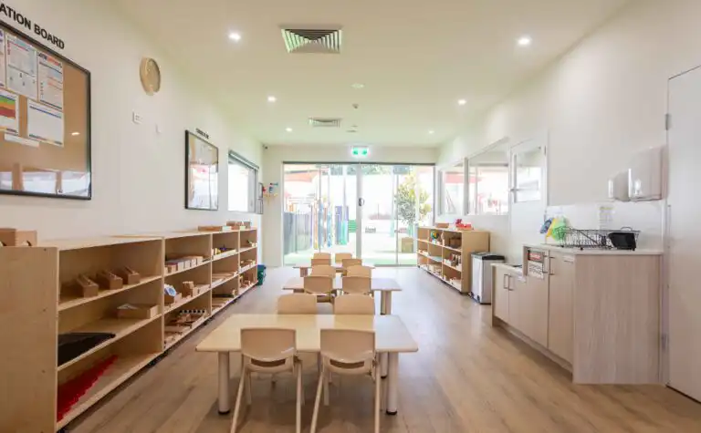 Montessori classroom interior at Toongabbie Metella Road Montessori Academy
