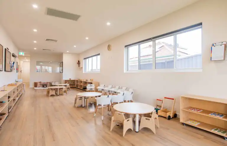 Infant classroom at Toongabbie Metella Road Montessori Academy