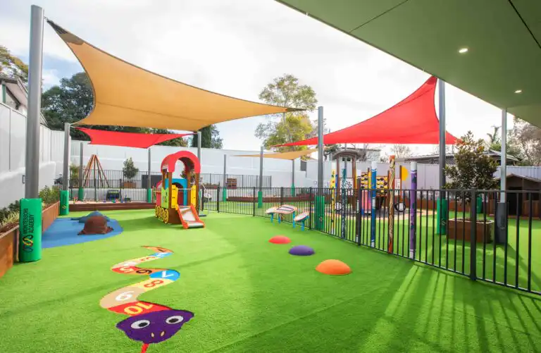 Outdoor learning area at Toongabbie Metella Road Montessori Academy
