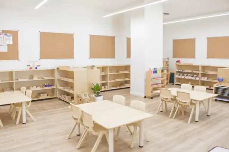 Early learning classroom at Kirrawee Montessori Academy