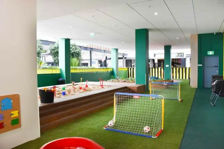 Indoor learning and play area at Kirrawee Montessori Academy