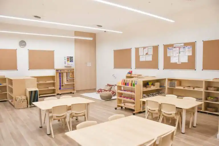 Montessori classroom at Kirrawee Montessori Academy