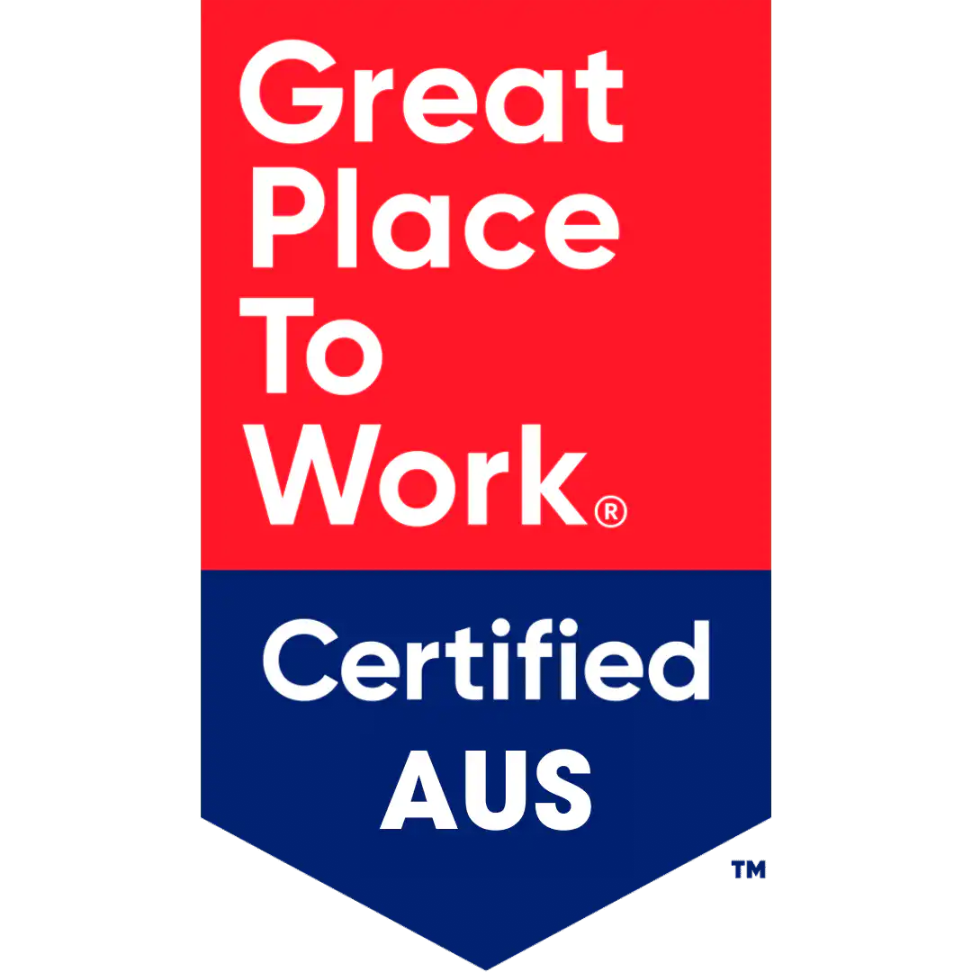 Great Place to Work Certified AUS Badge