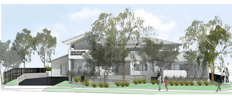 Architectural Render - Cambridge Park Montessori Academy
