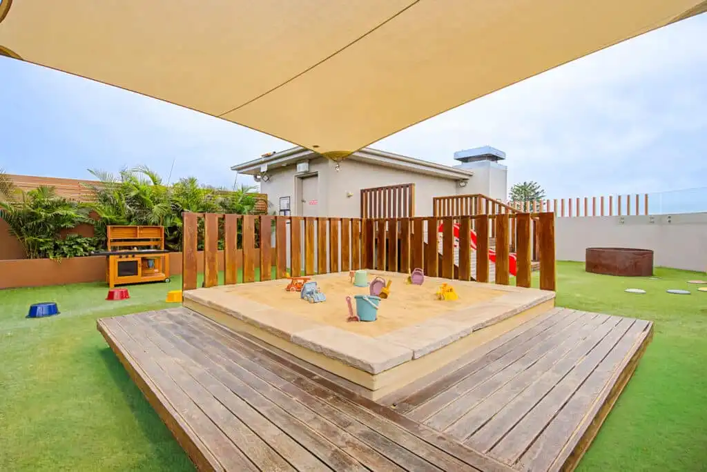 Sandpit area at Campsie Childcare and Preschool