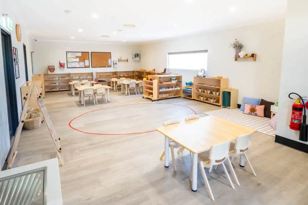 Classroom learning space at Riverwood Montessori Academy