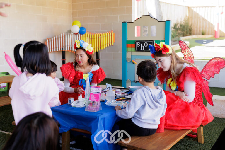 Face painting at Mount Pritchard Montessori Academy Grand Opening.
