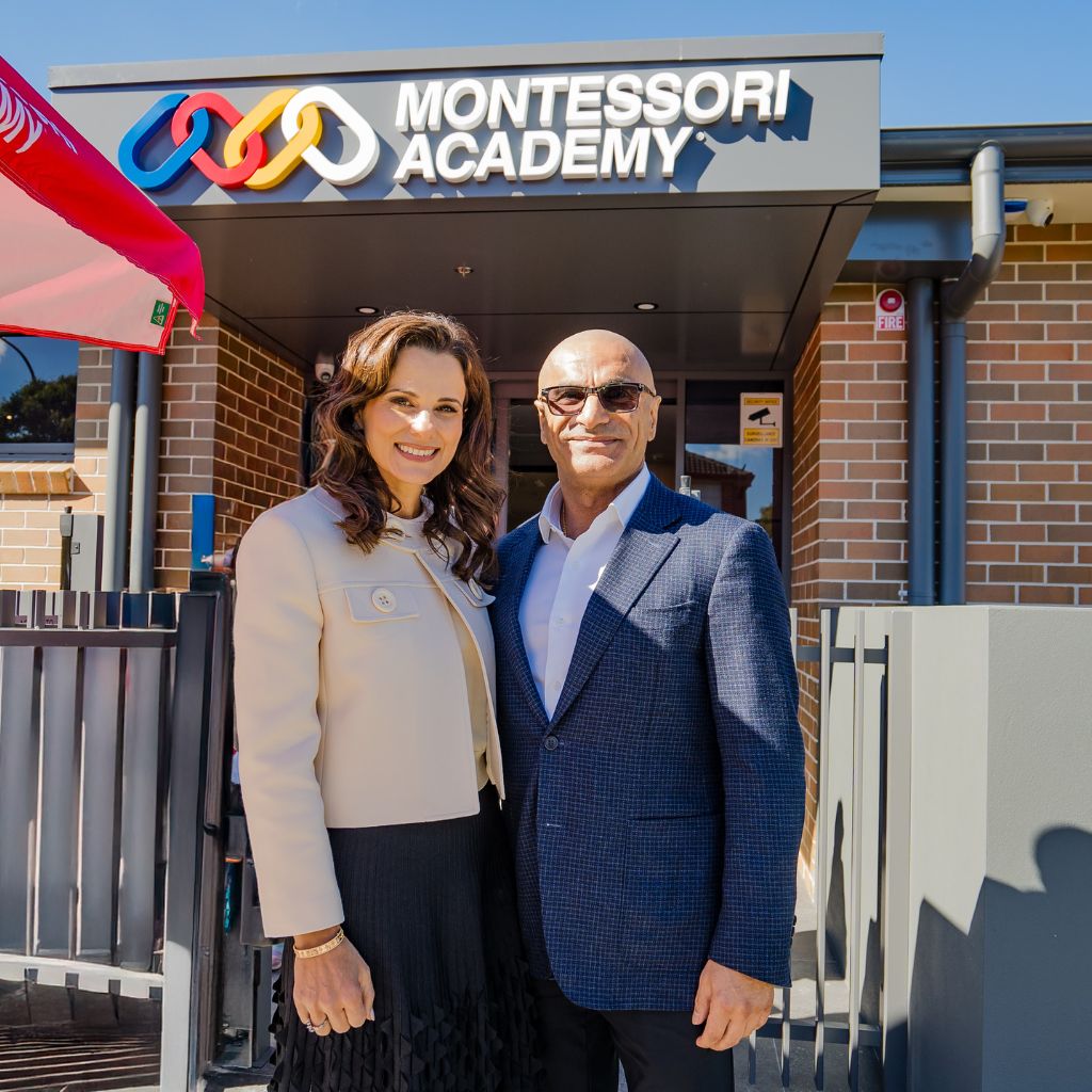 Charles and Colette Assaf Founders of Montessori Academy Childcare, Preschool, Daycare Sydney, Melbourne and Canberra