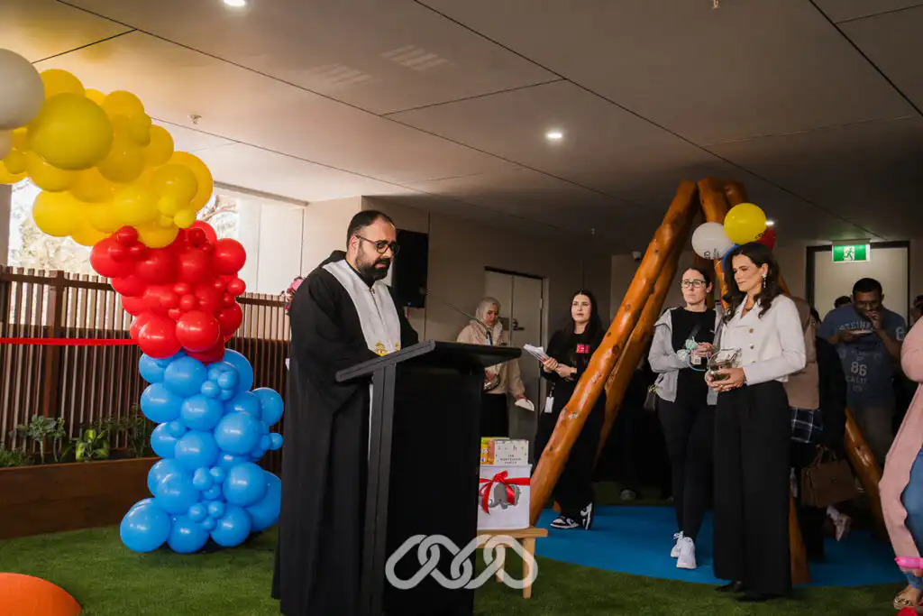 Father Anthony Azzi at Bankstown North Grand Opening